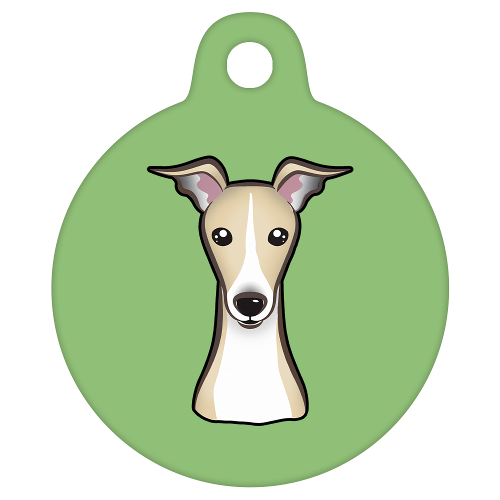 25mm Diameter Small Size - Whippet Dog