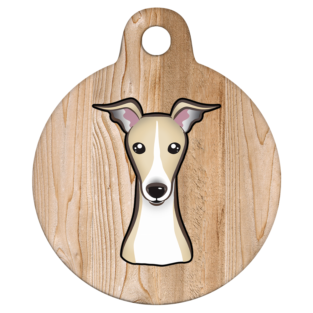25mm Diameter Small Size - Whippet Dog