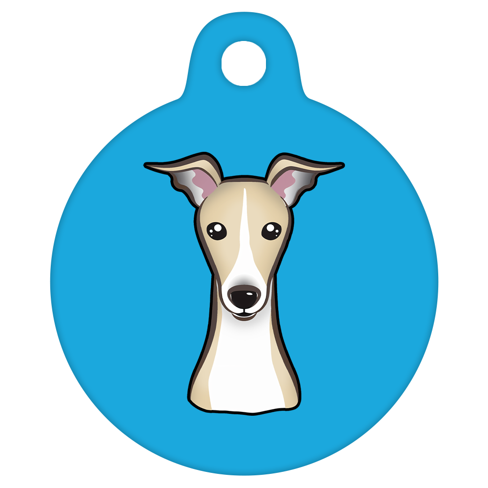 25mm Diameter Small Size - Whippet Dog