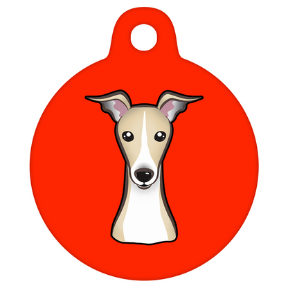 25mm Diameter Small Size - Whippet Dog