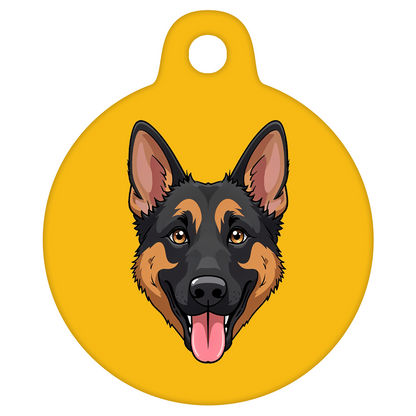 31mm Diameter Medium Size - German Shepherd Dog