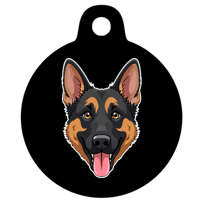 31mm Diameter Medium Size - German Shepherd Dog