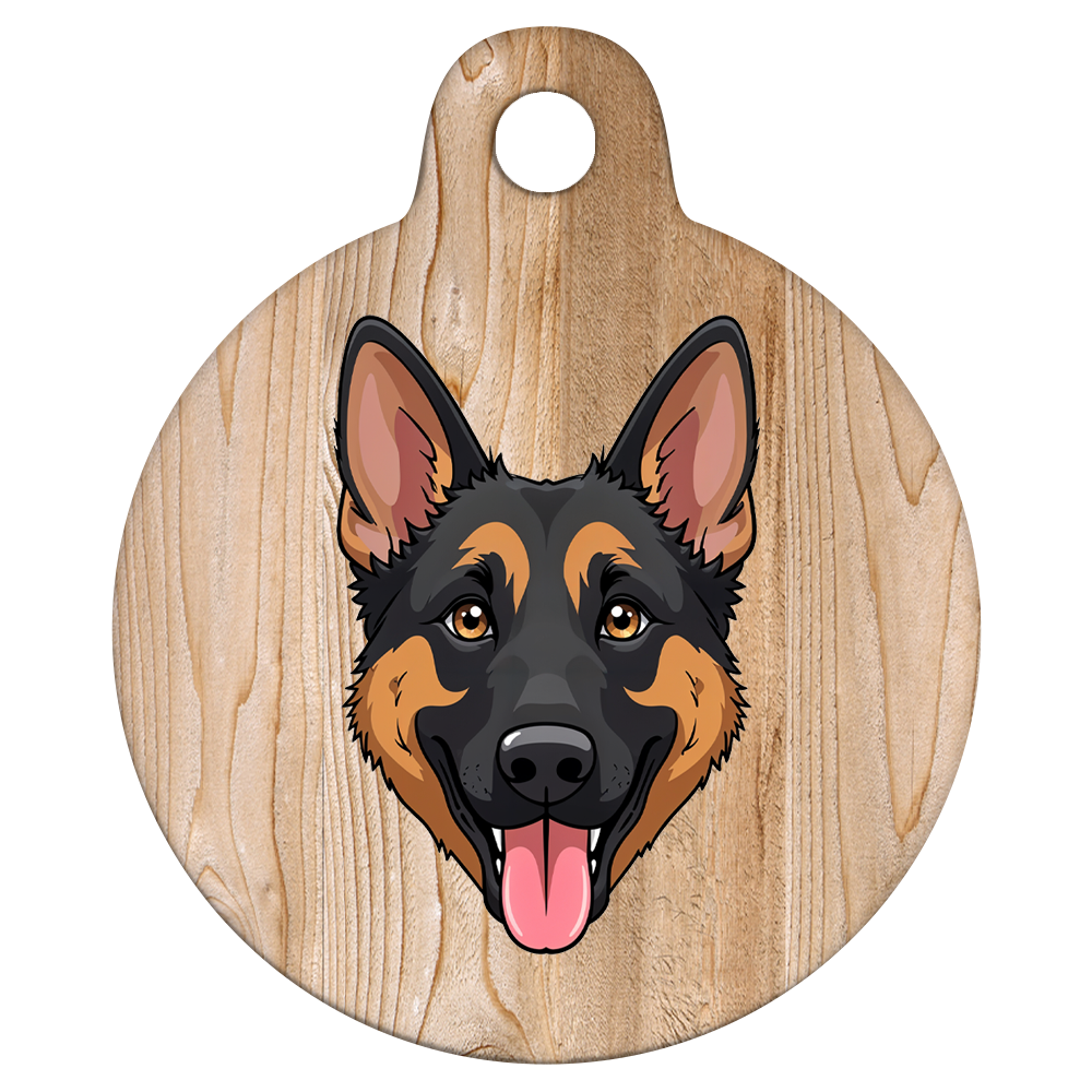 31mm Diameter Medium Size - German Shepherd Dog