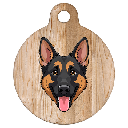 31mm Diameter Medium Size - German Shepherd Dog