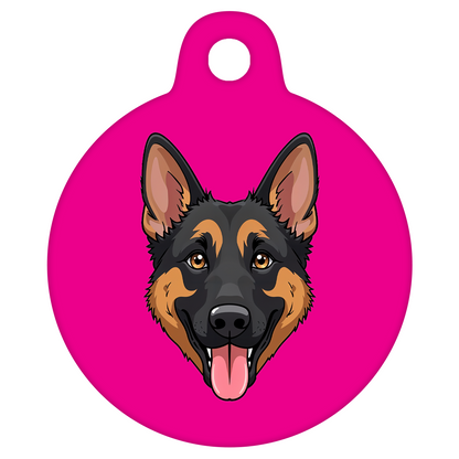 31mm Diameter Medium Size - German Shepherd Dog