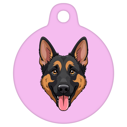 31mm Diameter Medium Size - German Shepherd Dog