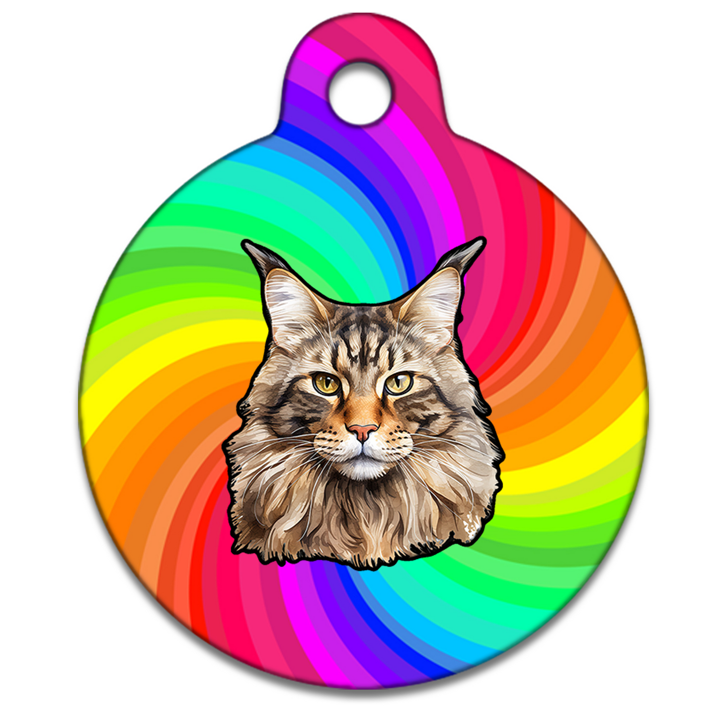25mm Diameter Small Size - Maine Coon