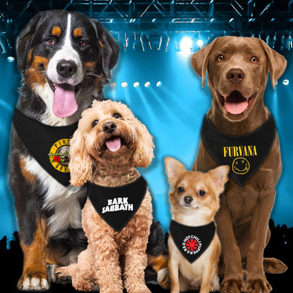 Devil Horns Rock Legends Dog Bandana