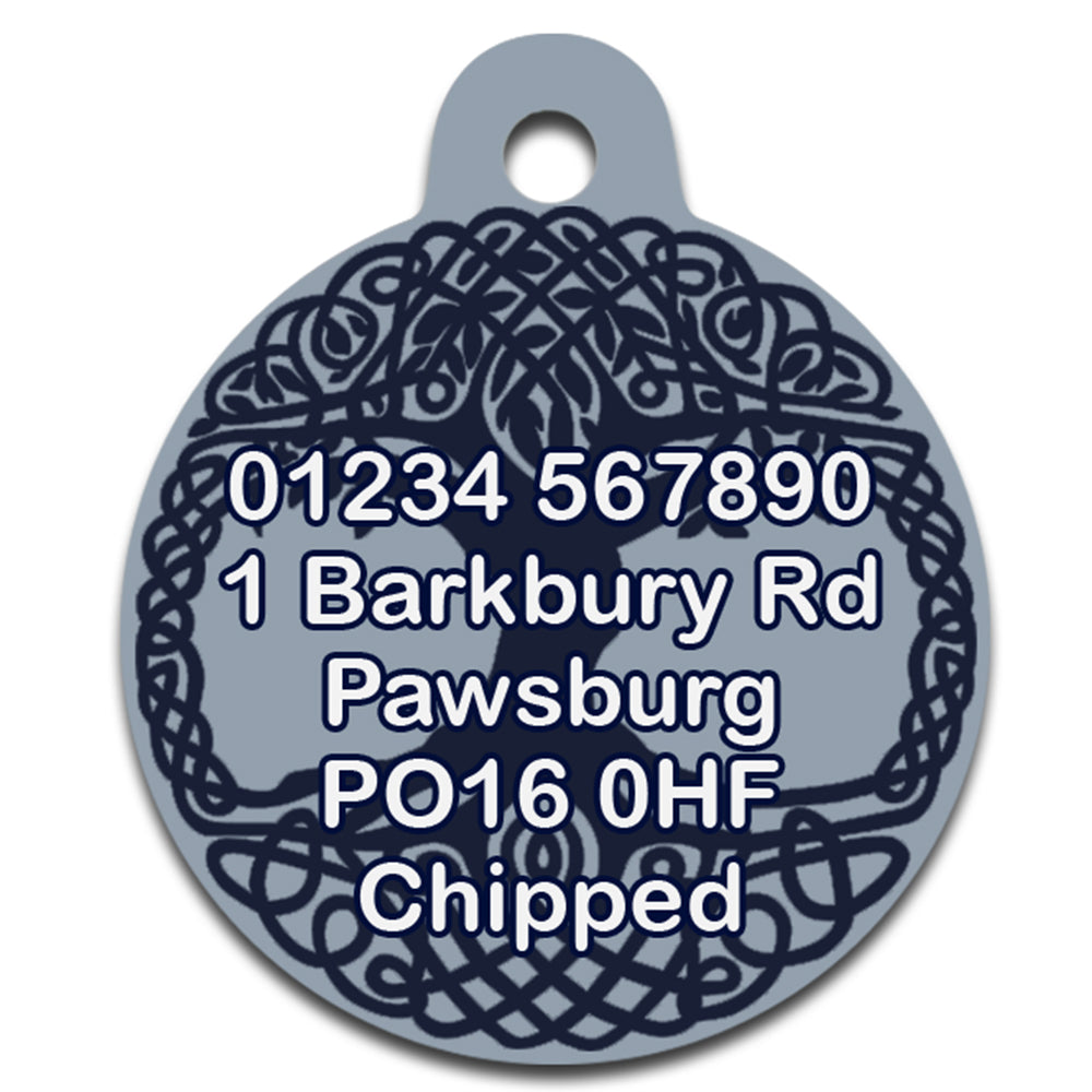 Norse Viking Nordic Tree - Pet ID Tag