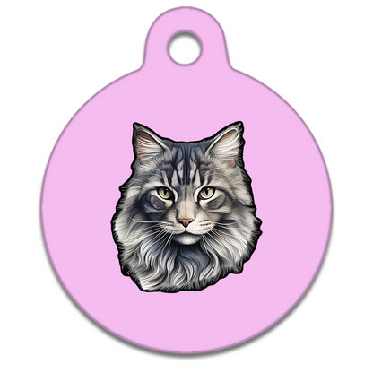 19mm Diameter Tiny Size - Norwegian Forest Cat