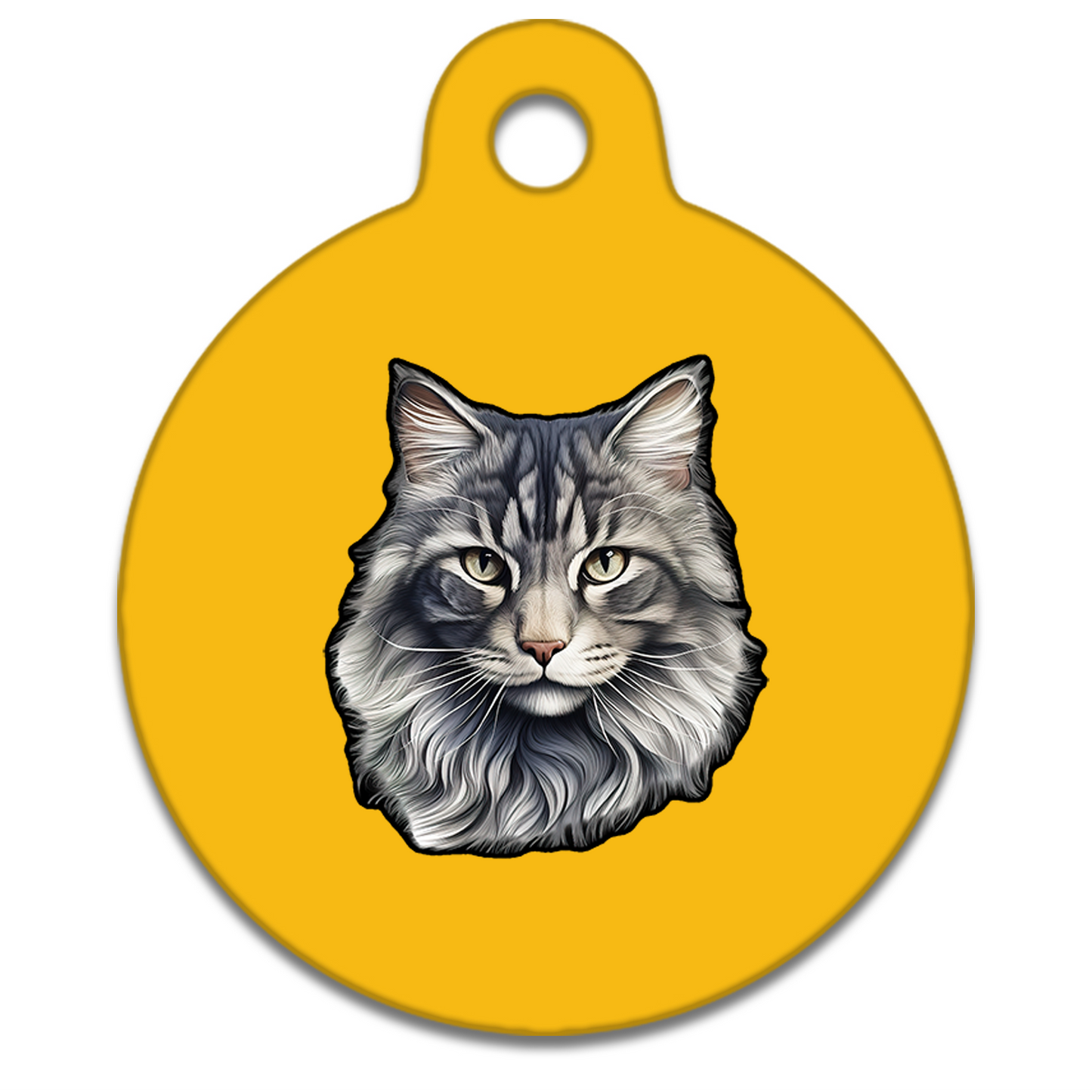 19mm Diameter Tiny Size - Norwegian Forest Cat