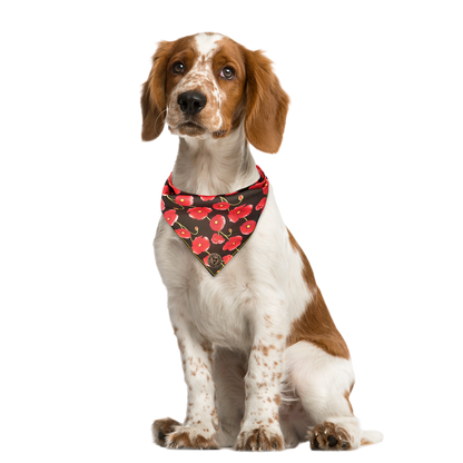 The Gloucester - Poppy Trails Tied Dog Bandana