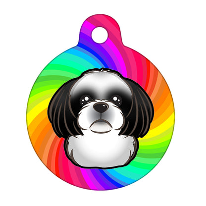 25mm Diameter Small Size - Shih Tzu Dog