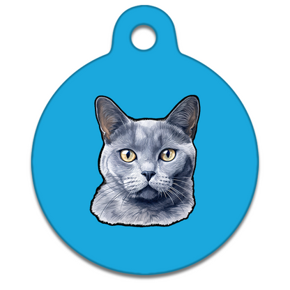 25mm Diameter Tiny Size - Russian Blue