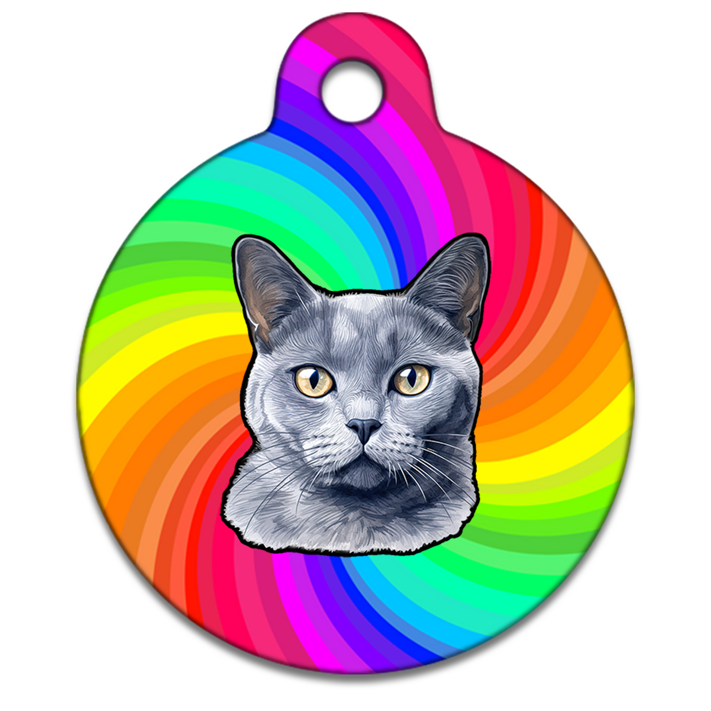 25mm Diameter Tiny Size - Russian Blue