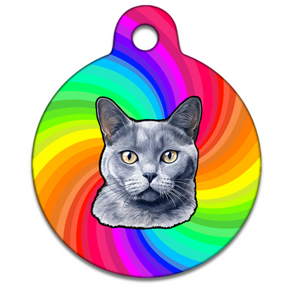 25mm Diameter Tiny Size - Russian Blue