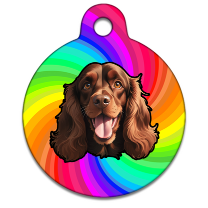 38mm Diameter Large Size - Cocker Spaniel Design