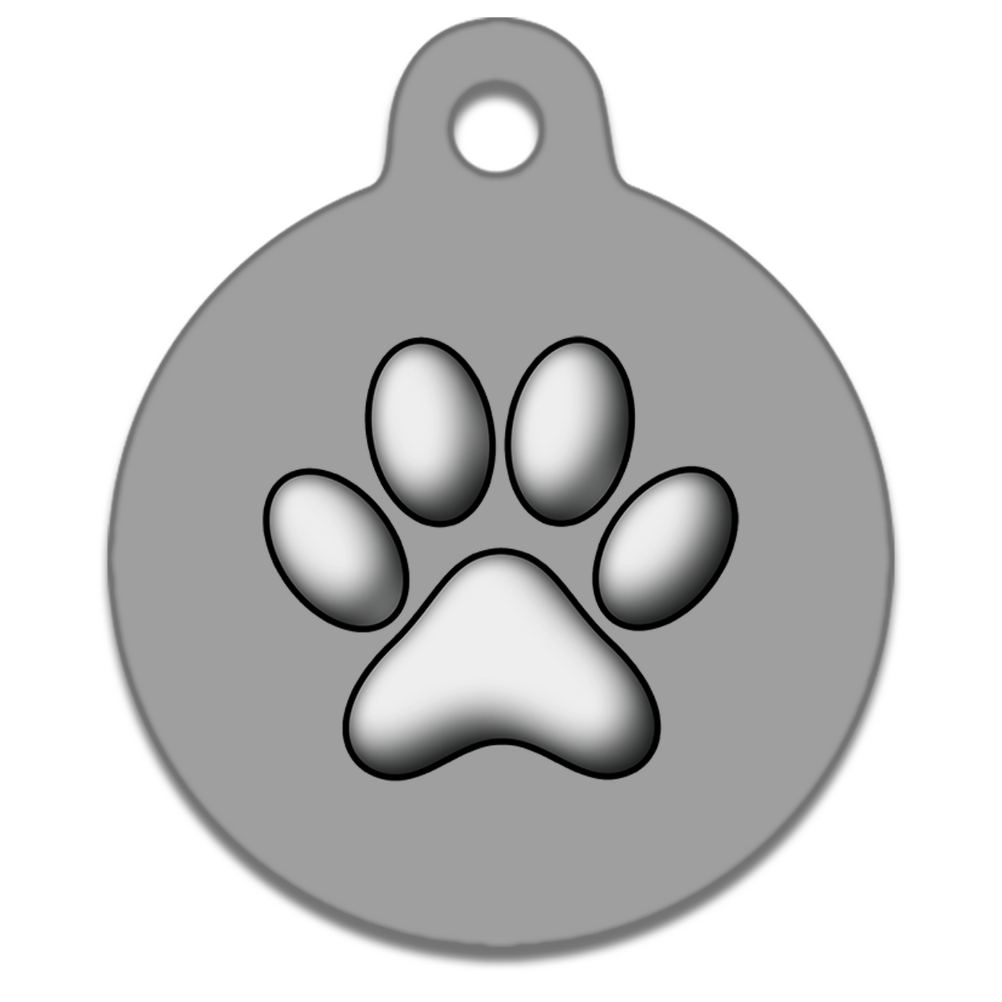 31mm Diameter Medium Size - Motifs Dog Tag