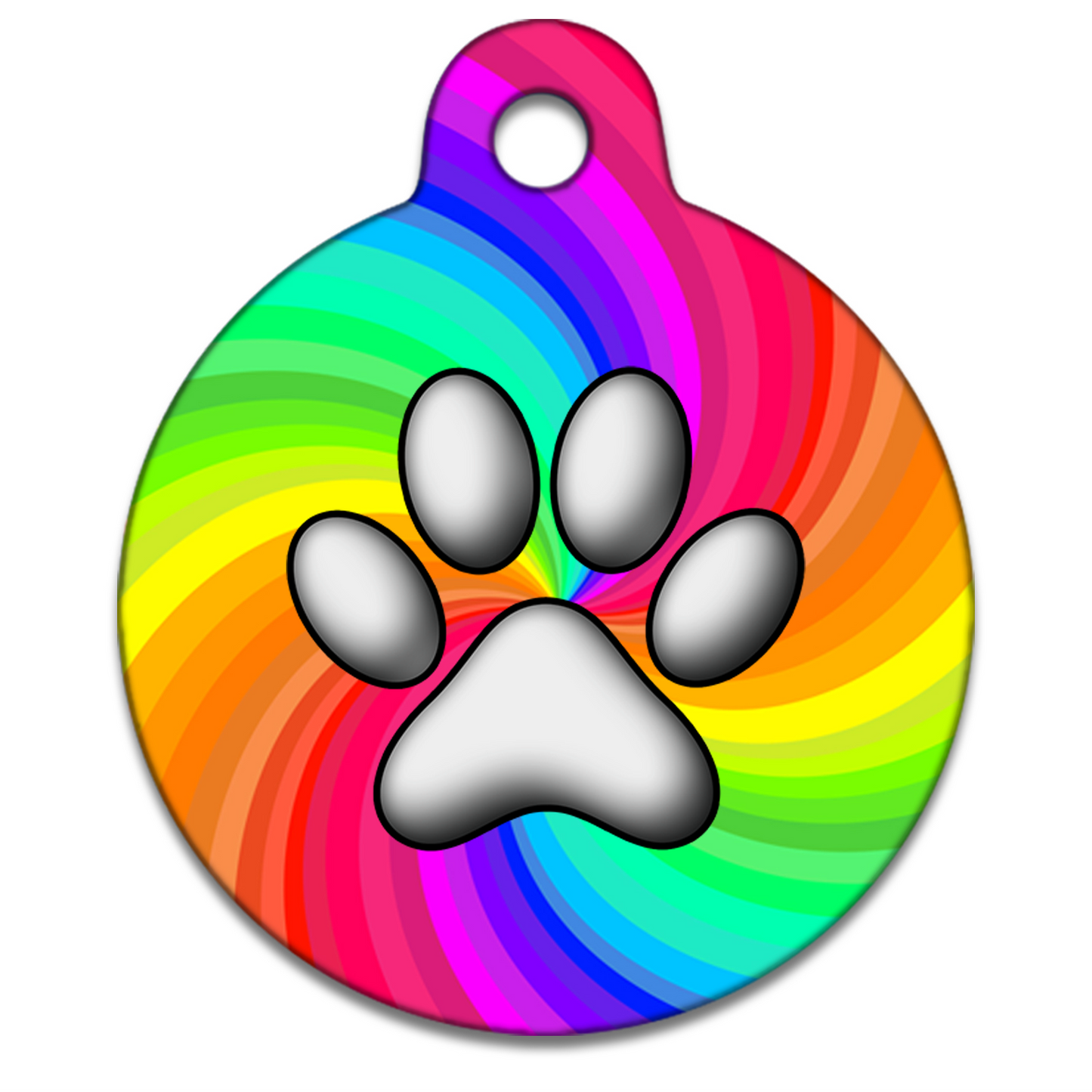 31mm Diameter Medium Size - Motifs Dog Tag