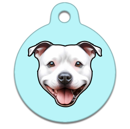 25mm Diameter Small Size - Staffie Dog
