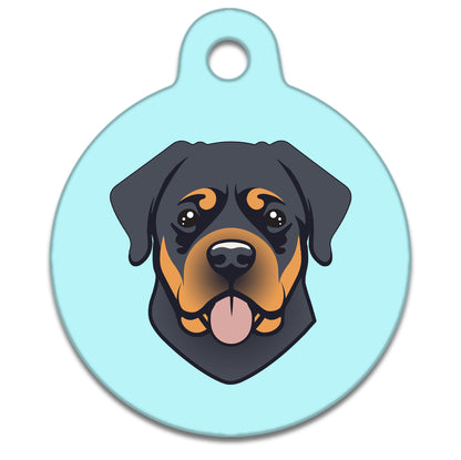 38mm Diameter Large Size - Rottweiler Dog