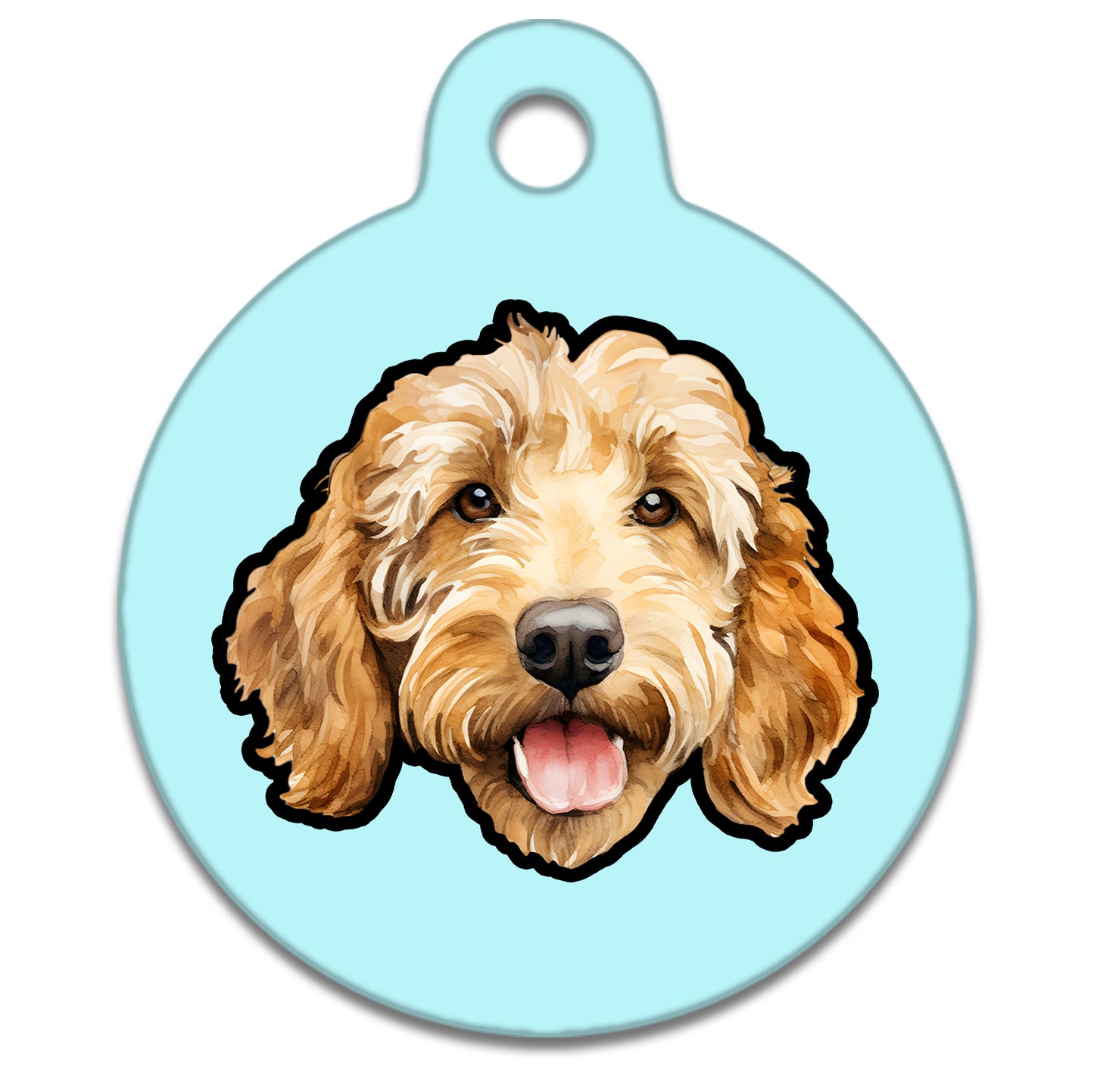 25mm Diameter Small Size - Doodle Dog