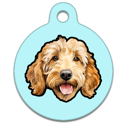 25mm Diameter Small Size - Doodle Dog