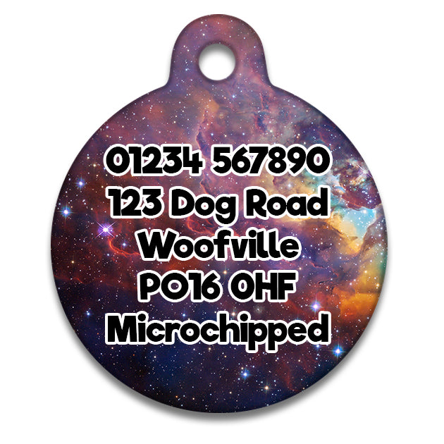 Space Galaxy - Pet ID Tag