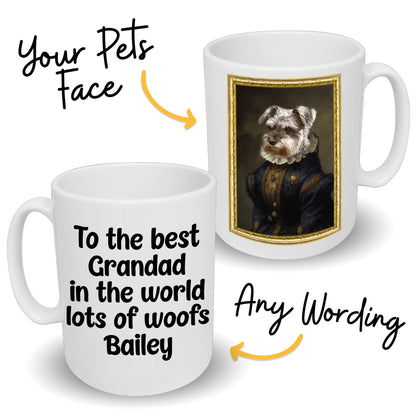 Elizabethan Royalty Custom Pet Portrait Mug - Add Your Own Photo