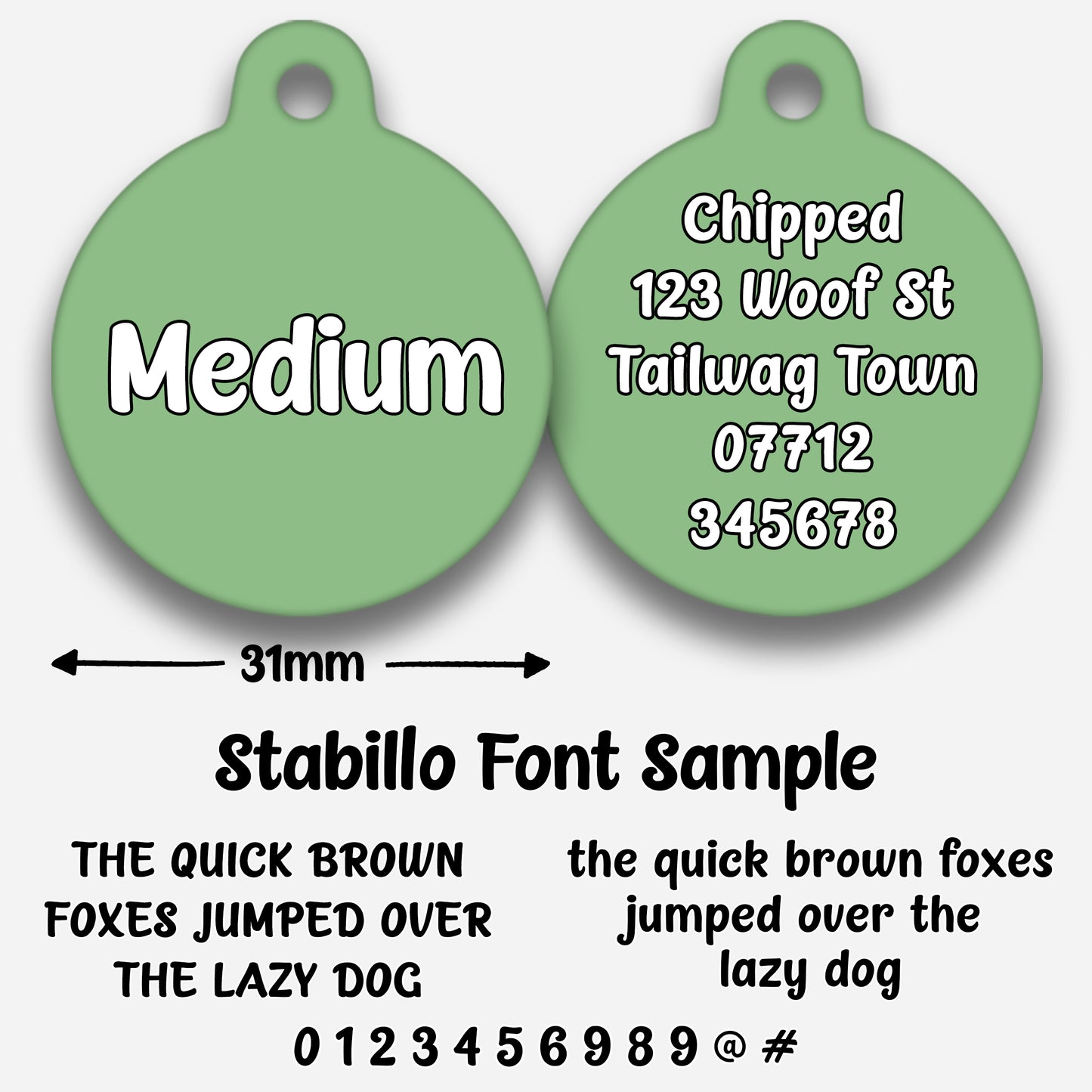 Matcha - Pet ID Tag