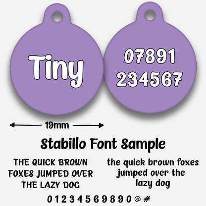Lilac - Pet ID Tag