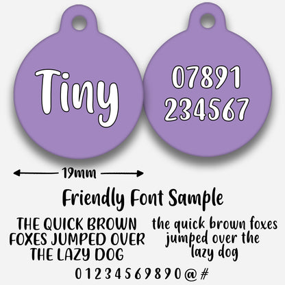 Lilac - Pet ID Tag
