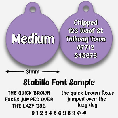 Lilac - Pet ID Tag