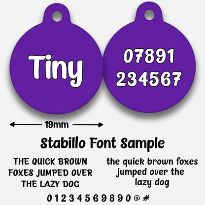 Purple - Pet ID Tag