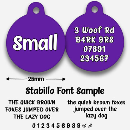 Purple - Pet ID Tag