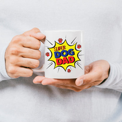 Super Dog Dad Mug With Custom Photo