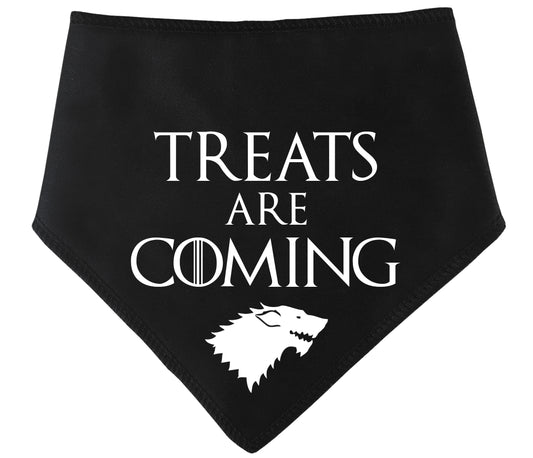 Treats Are Coming Dog Bandana