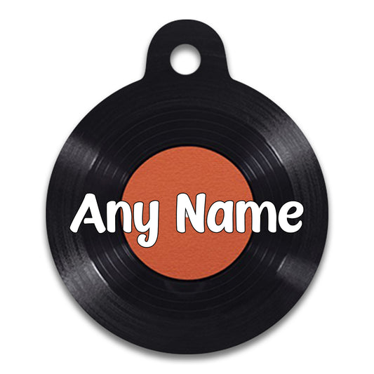 Vinyl Record - Pet ID Tag