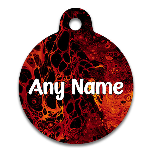 Volcano Lava - Pet ID Tag