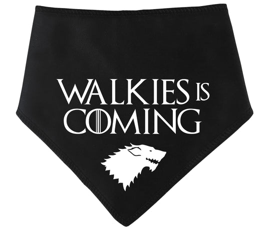 Walkies Is Coming Dog Bandana