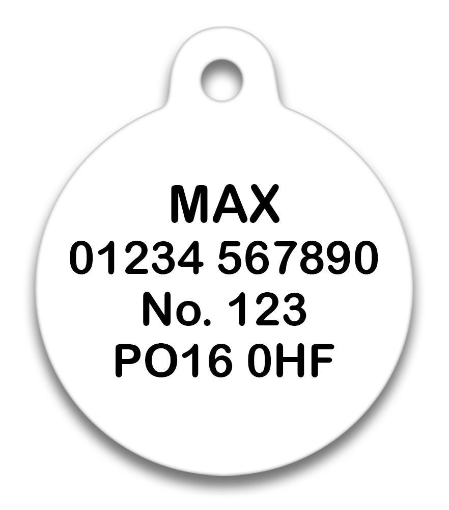 Be Kind I'm Deaf Red - Pet ID Tag