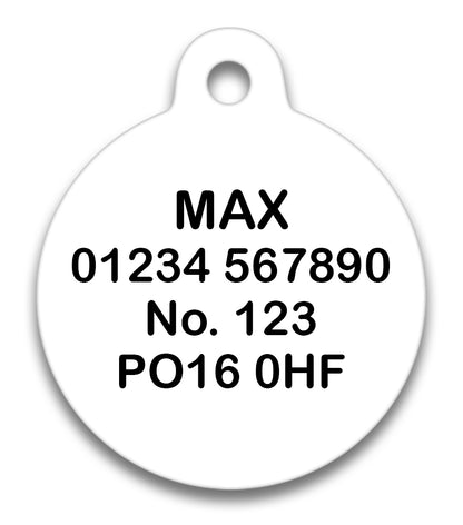 Be Kind I'm Deaf Red - Pet ID Tag