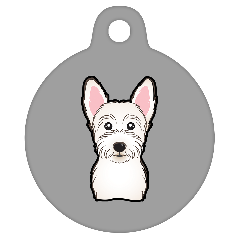 38mm Diameter Large Size - West Highland Terrier Dog