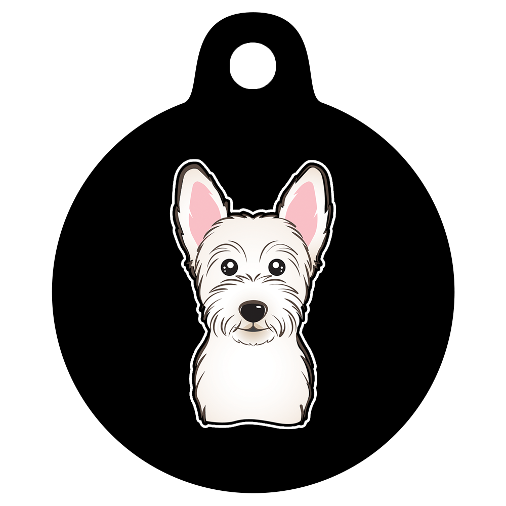 38mm Diameter Large Size - West Highland Terrier Dog