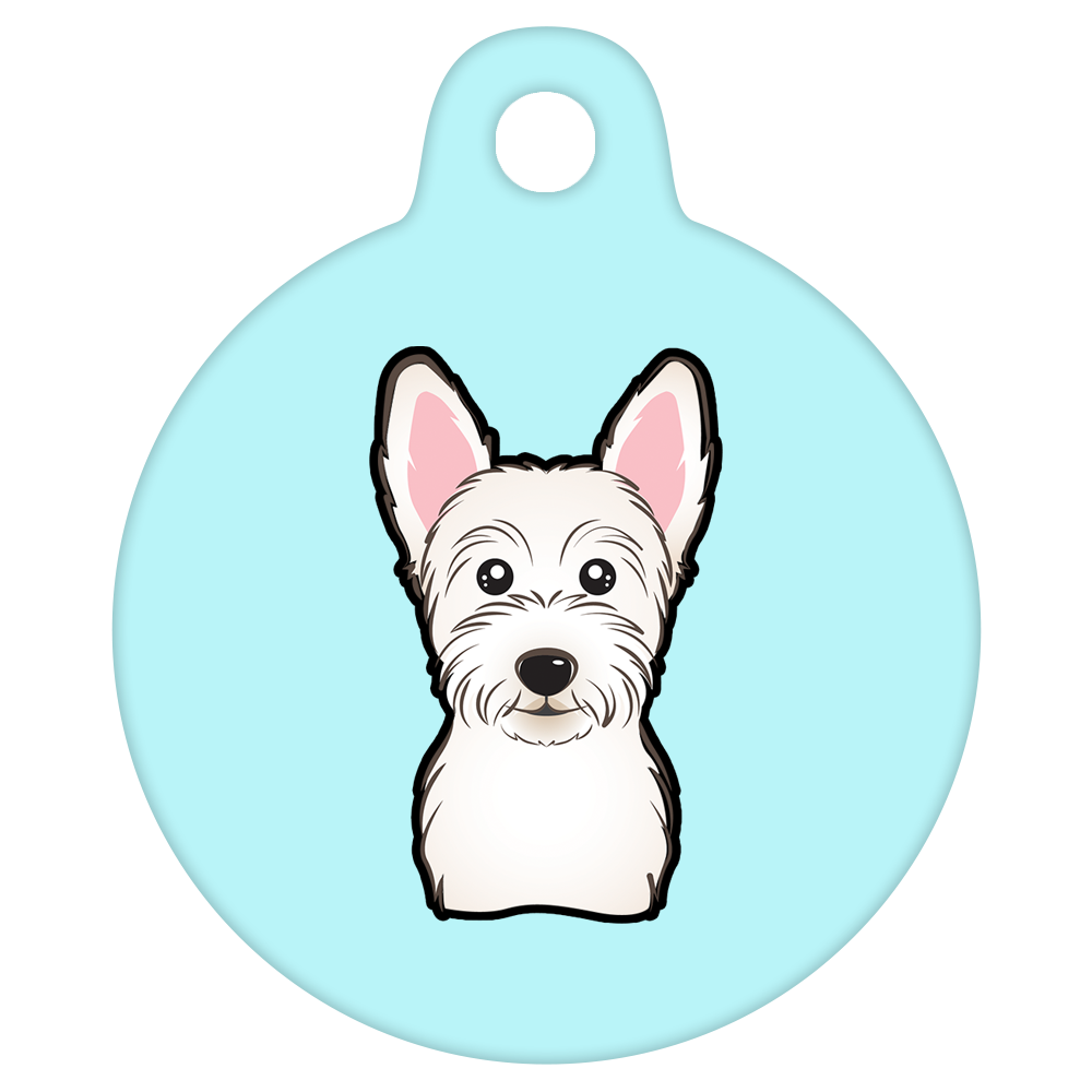 38mm Diameter Large Size - West Highland Terrier Dog