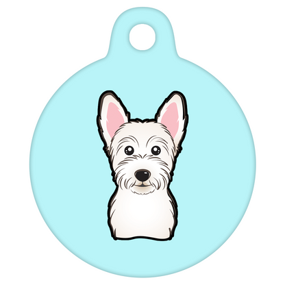 38mm Diameter Large Size - West Highland Terrier Dog