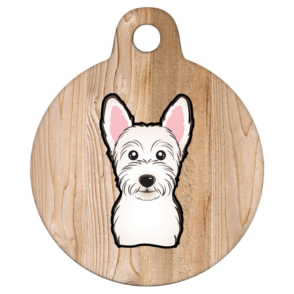 38mm Diameter Large Size - West Highland Terrier Dog