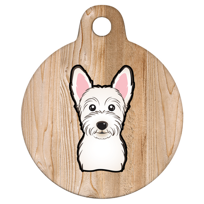 38mm Diameter Large Size - West Highland Terrier Dog
