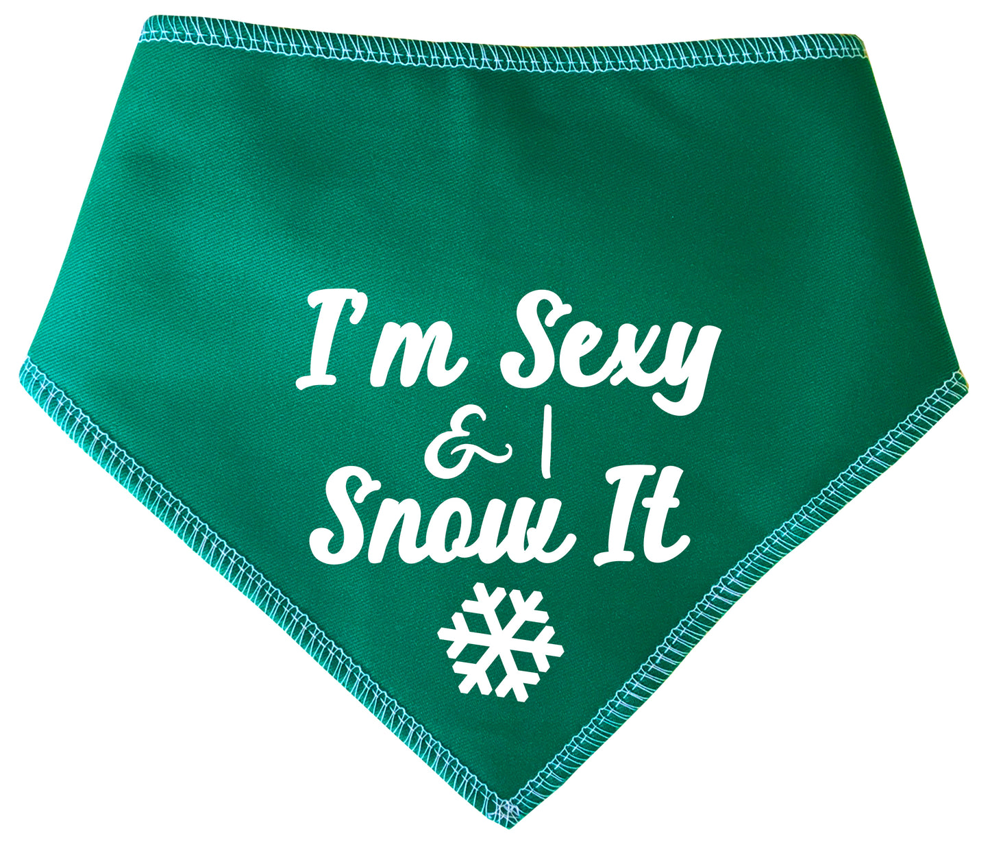 Sexy & I Snow It Dog Bandana