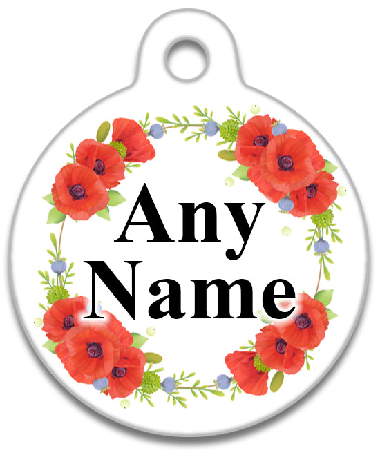 Poppy Ring - Pet ID Tag